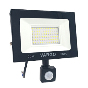 LED прожектор з датчиком руху VARGO 50W 220V 6500K краща модель в Одесі