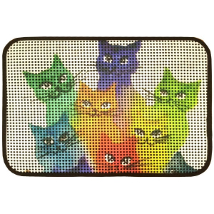 Килимок під туалет IzziHome Catsline Renkli Kediler 40x60 (2200000553515) краща модель в Одесі