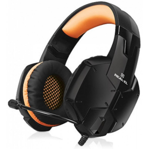 Наушники Real-El GDX-7700 Surround 7.1 Black-orange (EL124100016) лучшая модель в Одессе