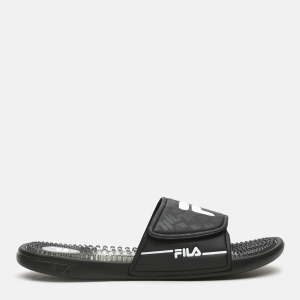 Шлепанцы Fila Massage M Slippers 105785-BW 41 26 см Черные с белым (4670036484400) в Одессе