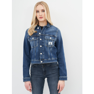 Джинсова куртка Calvin Klein Jeans Cropped 90'S Denim Jacket J20J215381-1BJ S Denim Dark (8719853611180) ТОП в Одесі