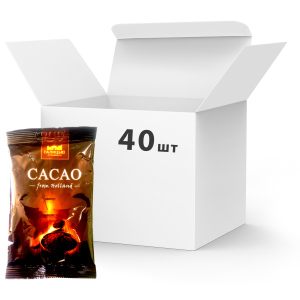 Упаковка какао порошка Галицькі традиції натурального из Нидерландов 40 шт х 100 г (881642) надежный