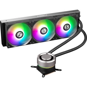 Система рідинного охолодження Lian Li Galahad AIO 360 Black Liquid Cooler with RGB (G89.GA360B.00) ТОП в Одесі