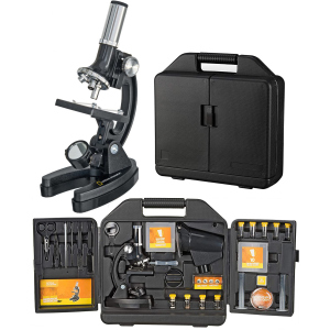 хорошая модель Микроскоп National Geographic 300x-1200x с кейсом и набором для опытов (9118100)