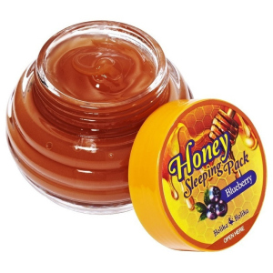 Нічна медова маска Чорниця Holika Holika Honey Sleeping Pack 90 мл (8806334333317) в Одесі