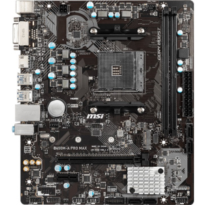 Материнська плата MSI B450M Pro Max (sAM4, AMD B450, PCI-Ex16) надійний