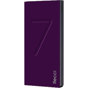 хороша модель Зовнішній акумулятор 7000 mAh Faith RS-7000 purple Recci CC200054