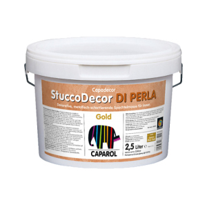 Шпатлевка дисперсионная Caparol Capadecor Stucco Di Perla Gold 1,25л Металлик