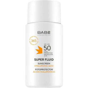 Сонцезахисний супер флюїд Babe Laboratorios SPF 50 для всіх типів шкіри 50 мл (8437014389449) в Одесі