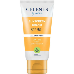 Сонцезахисний крем Celenes рослинний SPF 50 + UVA/UVB фільтри 50 мл (7350104248253)