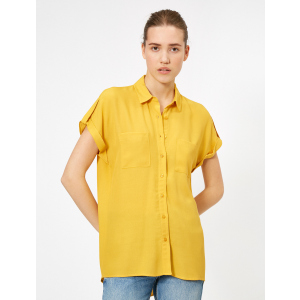 Сорочка Koton 0KAK68940PW-159 38 Mustard (8682259791896) ТОП в Одесі