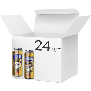 Упаковка пива Edelburg Lager светлое фильтрованное 5.2% 0.5 л х 24 шт (4260684190047) рейтинг