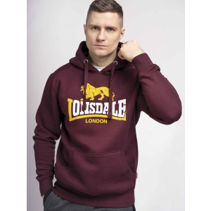 Худі Lonsdale THURNING 116030-2003 XL OxBlood (4251522353372) ТОП в Одесі