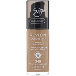 Тональний крем Revlon ColorStay комбінована та жирна шкіра з дозатором 340 Early Tan 30 мл (309974700122) краща модель в Одесі