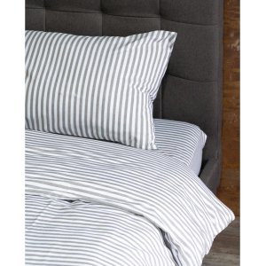 Постельный комплект U-tek Hotel Collection Cotton Stripe Cacao 30 евро (KHCSC3004) лучшая модель в Одессе