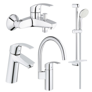 Набір змішувачів Grohe Eurosmart M-Size (123248MK) рейтинг