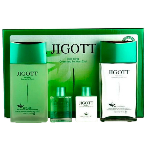 Набор Мужской Зеленый Чай для ухода за лицом Jigott Well-being Green Tea Homme Skin Care 2SET (8809541281273) в Одессе