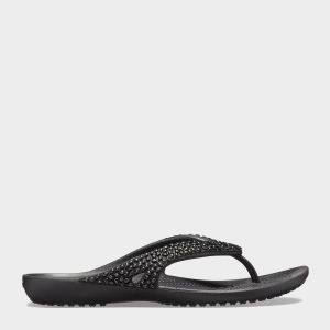 В'єтнамки Crocs Jibbitz Kadee Ii Embellished Flip 205741-001-W9 39-40 25.5 см Чорні (191448306943) краща модель в Одесі