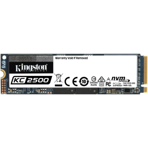 Kingston KC2500 1 ТБ NVMe M.2 2280 PCIe 3.0 x4 3D NAND TLC (SKC2500M8/1000G) ТОП в Одесі