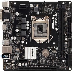 Материнская плата ASRock H310CM-HDV (s1151, Intel H310, PCI-Ex16) в Одессе