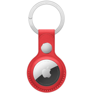 Шкіряний брелок Apple для AirTag з кільцем для ключів Red (MK103ZM/A) краща модель в Одесі