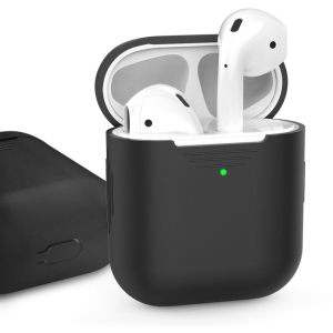 Класичний Силіконовий чохол AhaStyle для Apple AirPods Black (AHA-01020-BLK) ТОП в Одесі