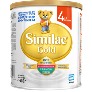 Сухая молочная смесь Similac Gold 4 400 г (5391523058766) лучшая модель в Одессе