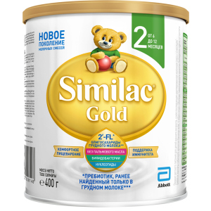 Суха молочна суміш Similac Gold 2 400 г (5391523058148) ТОП в Одесі