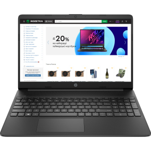 Ноутбук HP Laptop 15s-fq2019ua (424J5EA) Black краща модель в Одесі