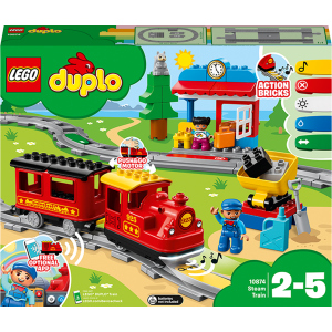 Конструктор LEGO DUPLO Town Потяг на паровій тязі 59 деталей (10874) (5702016117264) в Одесі