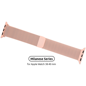 Ремешок Armorstandart Milanese Loop Band для Apple Watch All Series 38-40 mm Pink (ARM55246) в Одессе