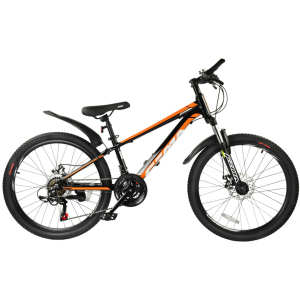 Велосипед Royal Baby Fema MTB 1.0 24" Official UA 2021 Чорний (RB24-10-BLK) ТОП в Одесі