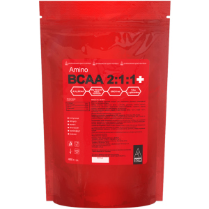 Амінокислота AB PRO Amino BCAA (бцаа) 2:1:1 400 г Полуниця (BCAA400ABST77) в Одесі