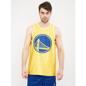 Майка Outer staff NBA EK2M1BBSQ-CURRY XL Жовта з синім (2120098602820) краща модель в Одесі