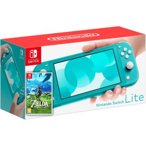 Nintendo Switch Lite Turquoise + Игра The Legend of Zelda: Breath of the Wild (русская версия) в Одессе