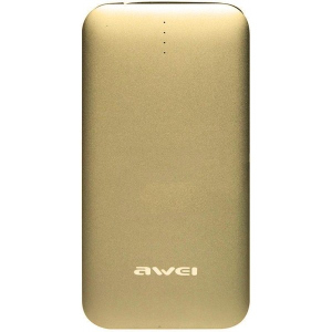 Портативна батарея 8000 mAh AWEI P20K Power Bank Luxury Gold ТОП в Одесі