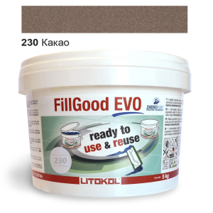 Полиуретановая затирка Litokol FillGood EVO 230 (Какао) 5кг. в Одессе