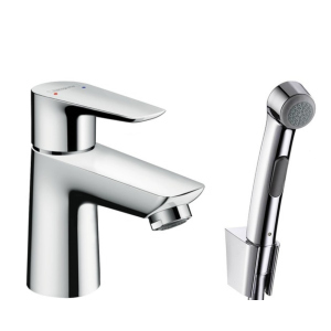 Змішувач Hansgrohe Talis E 110 для умивальника з гігієнічною лійкою (71729000) надійний