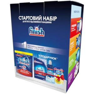 Стартовий набір для посудомийних машин FINISH (4820232970423) краща модель в Одесі