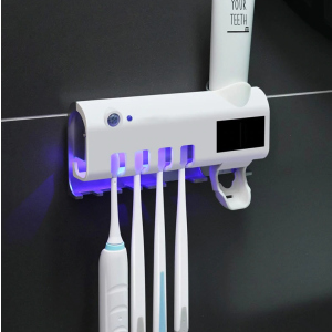 Диспенсер для зубной пасты и щеток автоматический Toothbrush Sterilizator УФ стерилизатор в Одессе