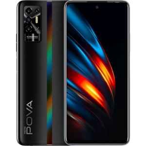 Мобильный телефон Tecno POVA 2 4/64GB Dazzle Black в Одессе