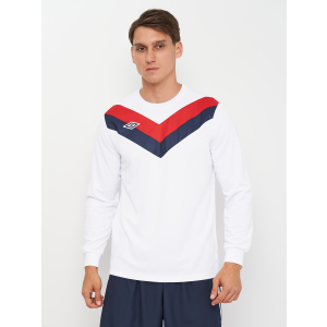 хороша модель Чоловічий лонгслів Umbro Chevron Jersey L/S 60686UD62 XL Білий (5052204352046)