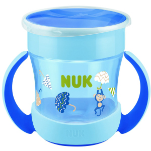 Поильник Nuk Evolution Mini Magic 160 мл Синій (4008600351825) краща модель в Одесі