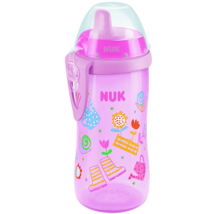 Поильник Nuk Evolution Kiddy Cup 300 мл Розовый (4008600400431)