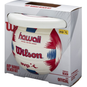 Набор волейбольный Wilson HAWAII AVP RD/BL/WH (WTH80219KIT) надежный