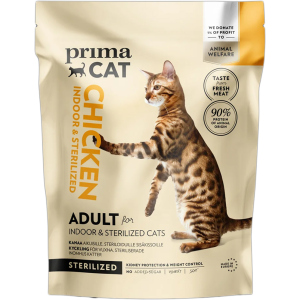 Сухий корм для стерилізованих котів Prima Cat Chicken Cat Food For Sterilized Adult Cats 4 кг (6430076890962) краща модель в Одесі