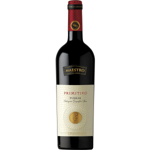 Вино Maestro "Primitivo" Puglia червоне сухе 0.75 л 13% (8008900006797) краща модель в Одесі