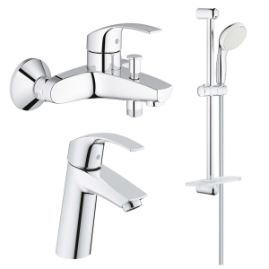 Набір змішувачів Grohe Eurosmart M-Size 123246M краща модель в Одесі