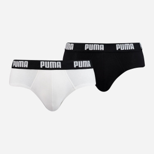 Труси-сліп Puma Basic Brief 2P 88910008 S 2 пари White Black (8718824610436) в Одесі