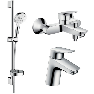 Набір змішувачів HANSGROHE Logis 1222019 (71070000+71400000+26553400) в Одесі